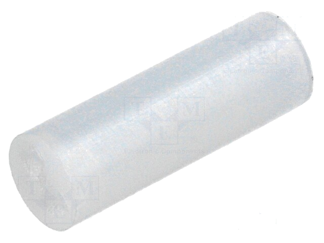 Afstandbus; LED; Øext: 5mm; ØLED: 5mm; L: 14,5mm; natuurlijk; UL94V-2 Afstandbus; LED; Øext: 5mm; ØLED: 5mm; L: 14,5mm; natuurlijk; UL94V-2
